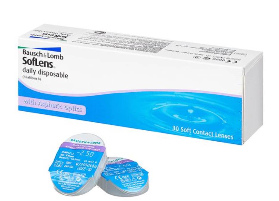 Bausch&Lomb SofLens Daily Disposable Контактные линзы однодневные, -8.50, 8.6, 30 шт.