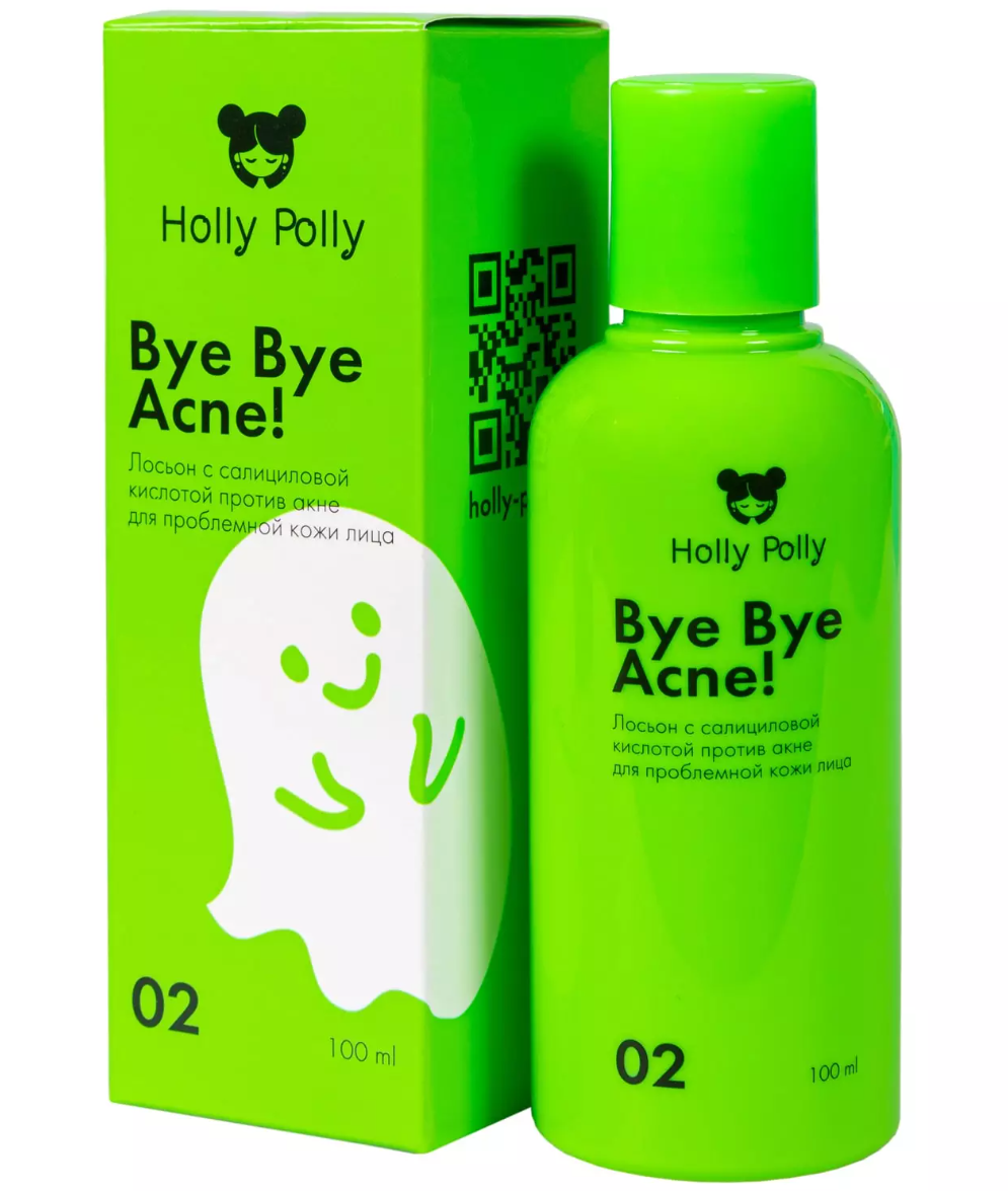 фото упаковки Holly Polly Лосьон с 2% салициловой кислотой Bye Bye Acne!