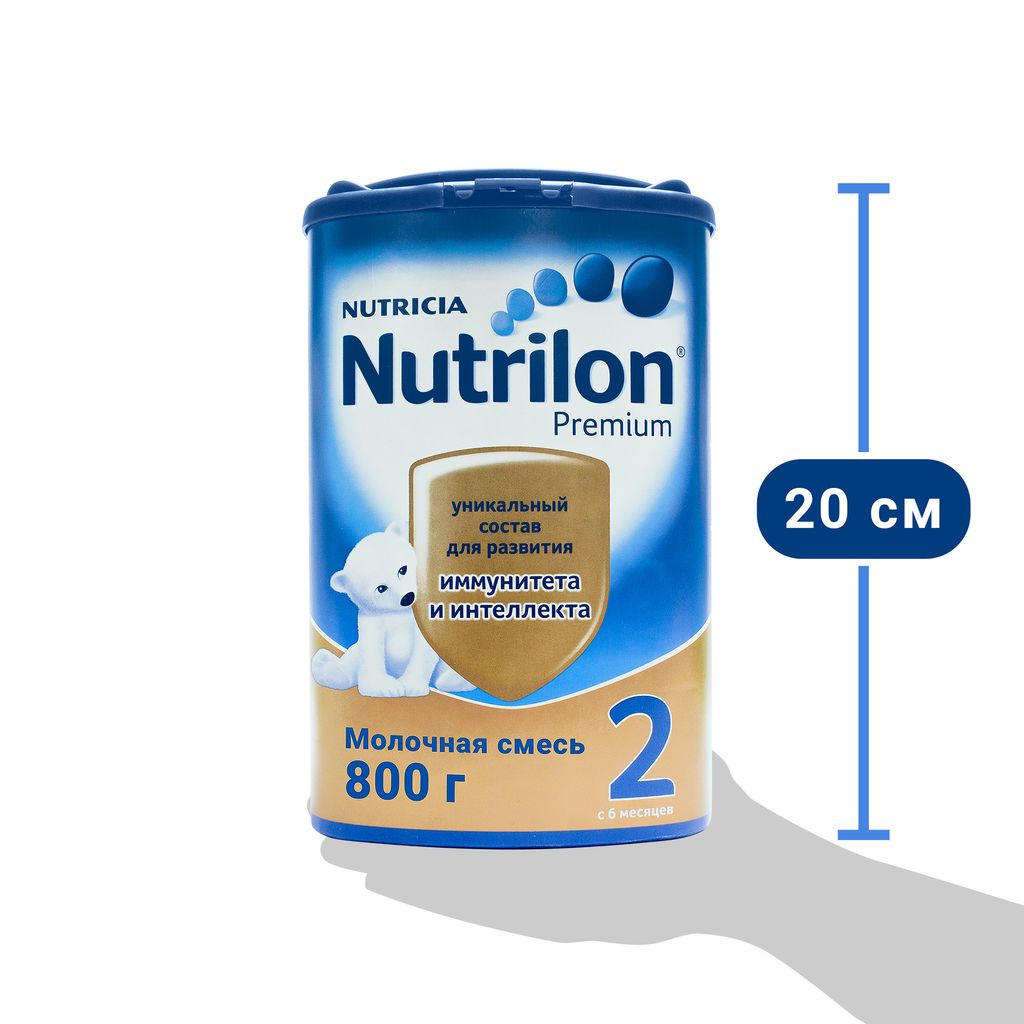 Nutrilon 2 Premium, смесь молочная сухая, 800 г, 1 шт.