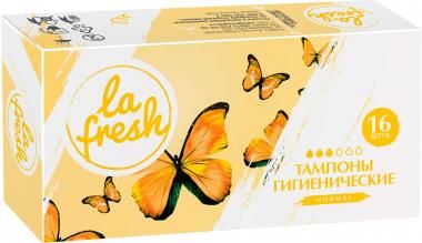 фото упаковки La fresh Тампоны женские гигиенические