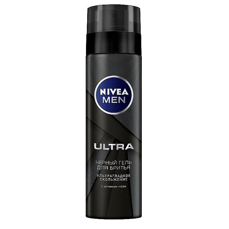 фото упаковки Nivea Men Ultra Гель для бритья черный