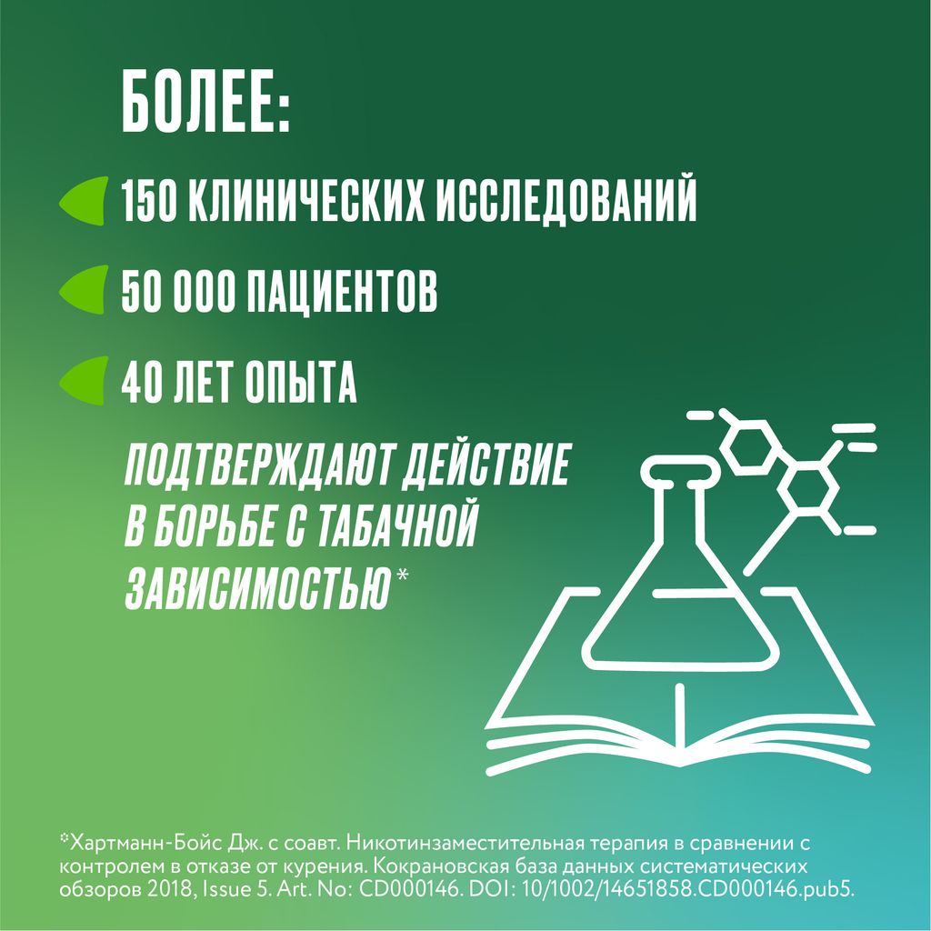 Никоретте, 1 мг/доза, 150 доз, спрей для местного применения дозированный, свежая мята, 13.2 мл, 1 шт.