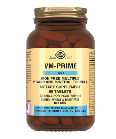 фото упаковки Solgar VM-Prime Мультивитаминный и минеральный комплекс 50+