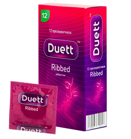 фото упаковки Презервативы Duett Ribbed