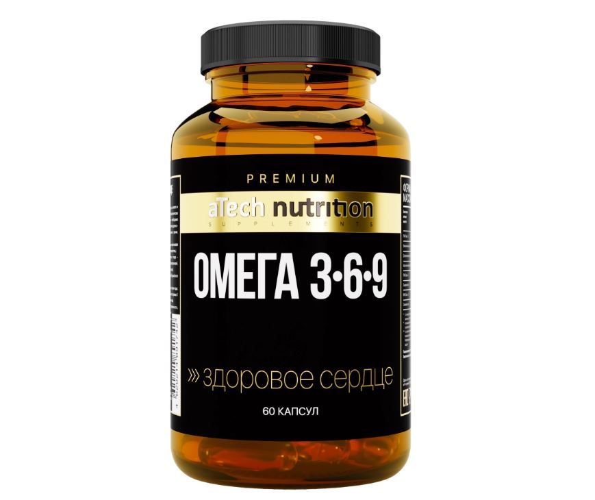 фото упаковки Atech nutrition premium Омега 3-6-9