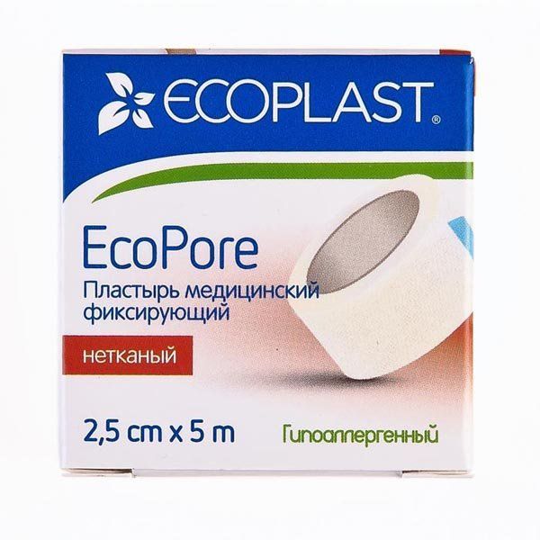 фото упаковки Ecoplast Пластырь фиксирующий Ecopore