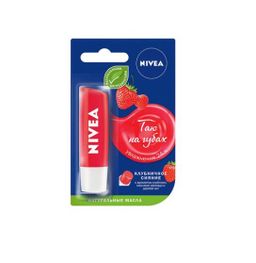 Nivea Бальзам для губ Фруктовое сияние Клубника