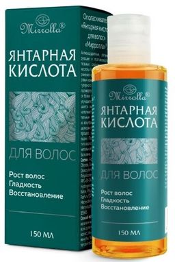 Mirrolla Ополаскиватель для волос янтарная кислота