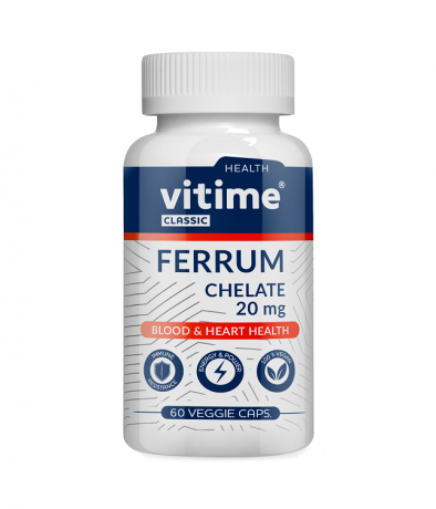 Vitime Железо хелат Классик, 20 мг, капсулы, 60 шт.