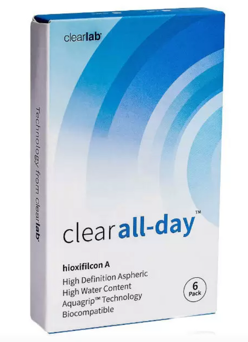 ClearLab Clear All-Day Линзы контактные, -3.75, 8.6, 6 шт.