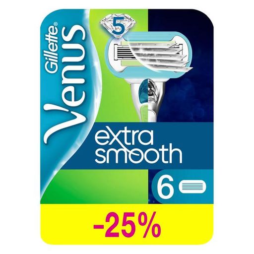 Gillette Venus Embrace Кассеты, кассета для бритвы, для женщин, 6 шт.