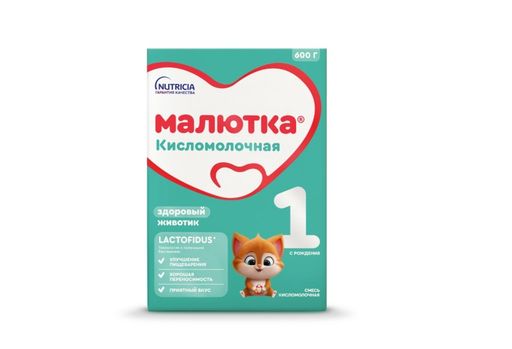 Малютка 1 Кисломолочная смесь, смесь сухая, 600 г, 1 шт.