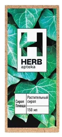 Herb Сироп плюща, сироп, со вкусом вишни, 150 мл, 1 шт.