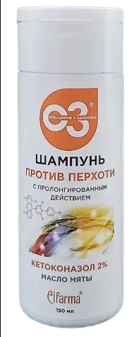 Очищение и здоровье шампунь против перхоти, 2%, с кетоконазолом, 150 мл, 1 шт.