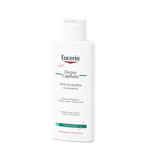 Eucerin Dermo Capillaire Шампунь-гель, шампунь-гель, от перхоти (дерматита, псориаза), 250 мл, 1 шт.